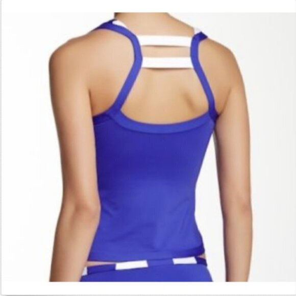 BECCA Zip Front Tankini Top Scoop Neck - Picture 4 of 6